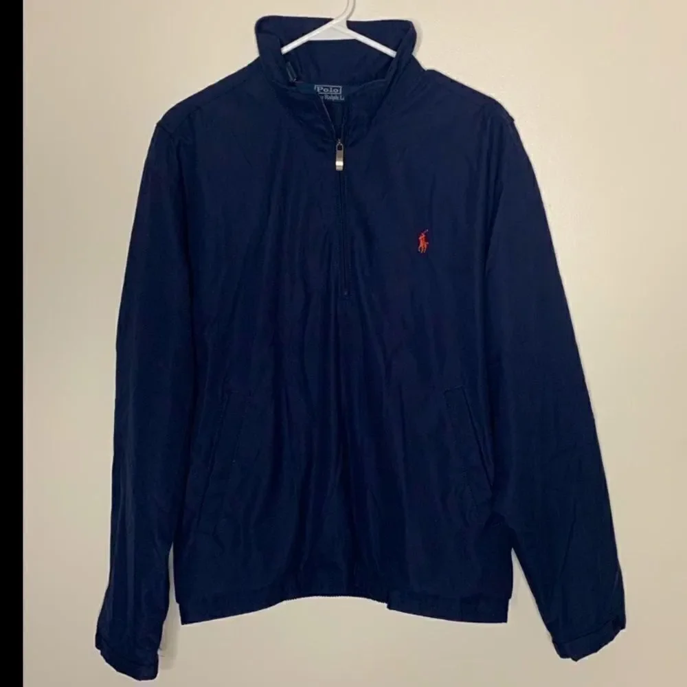 Polo half zip pull on jacket. Medium